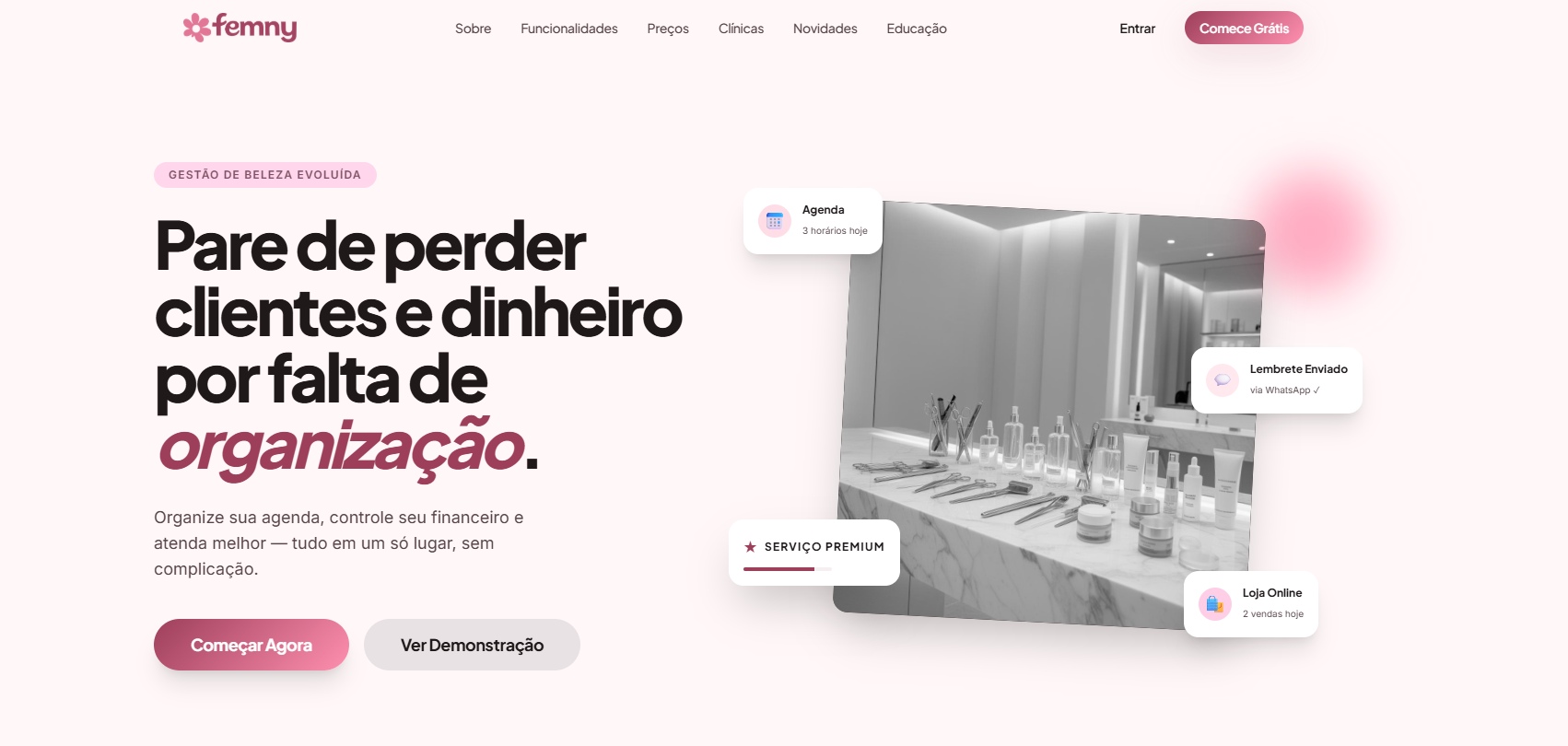 Femny — landing page